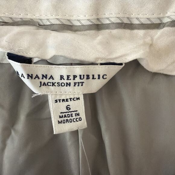 Banana Republic Jackson Fit Trouser Slacks Pant 16 Brown Wool Wide Leg Stretch - Picture 3 of 9